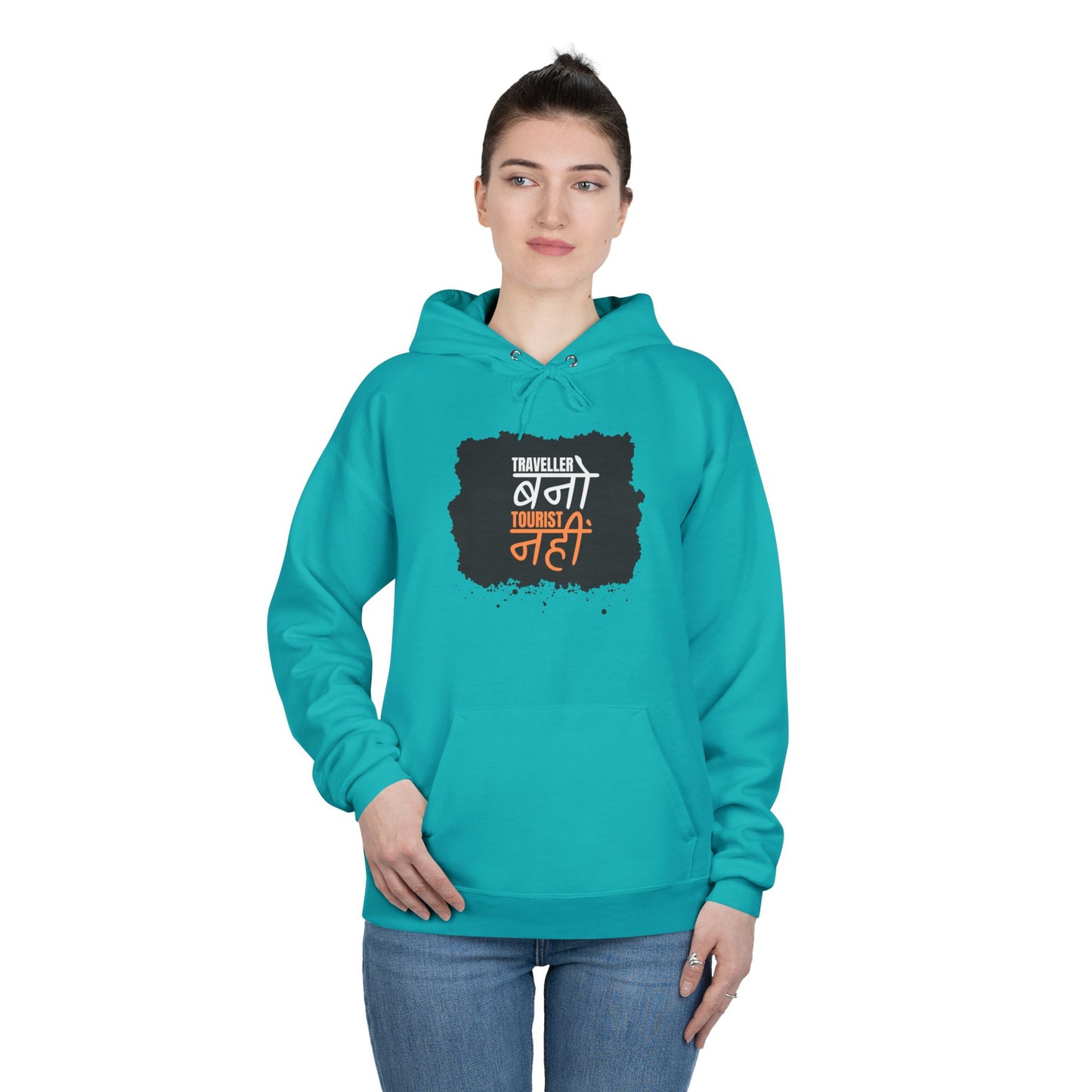 Unisex EcoSmart® Pullover Hoodie Sweatshirt - Traveller - Multi Color Variants