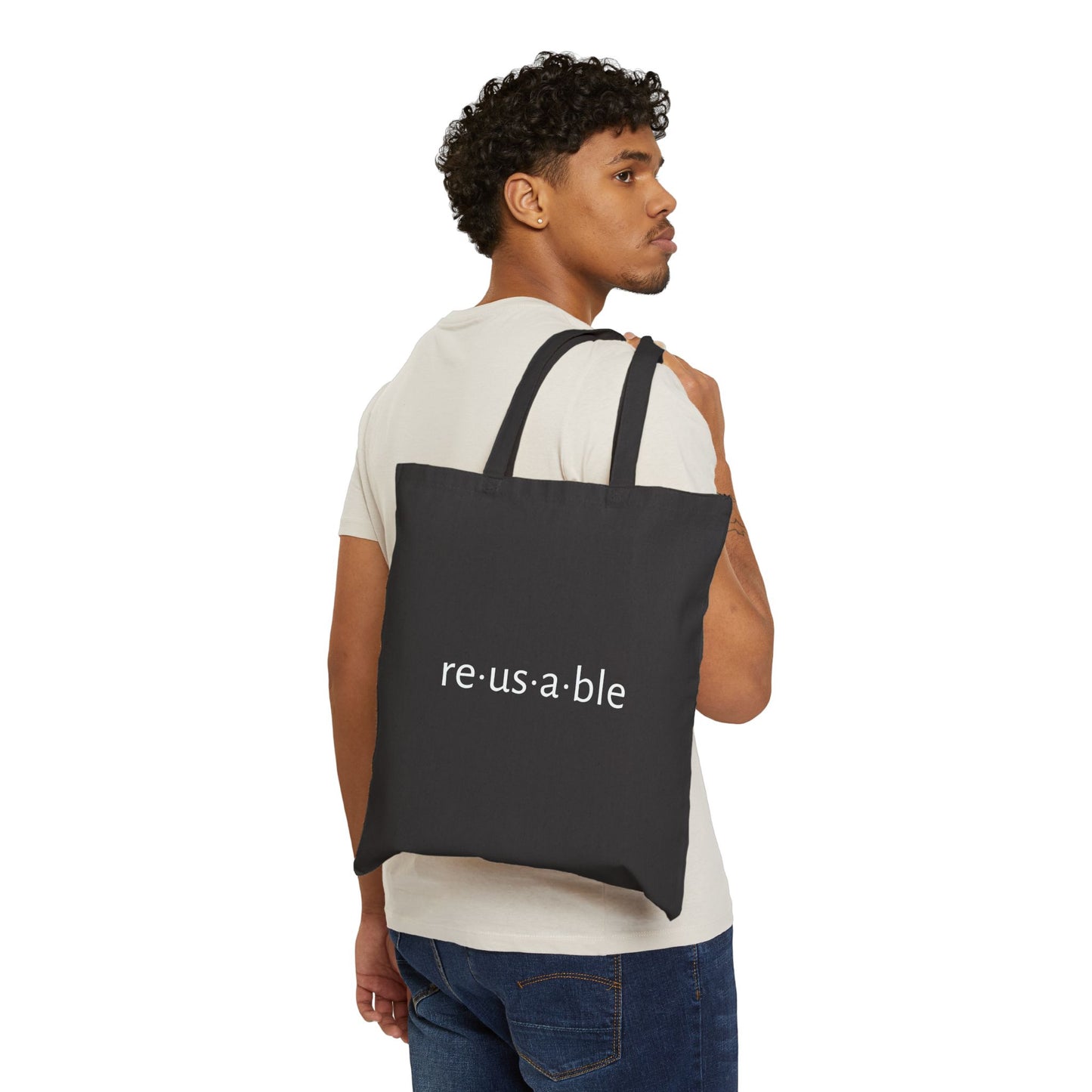 Cotton Canvas Tote Bag - reusable