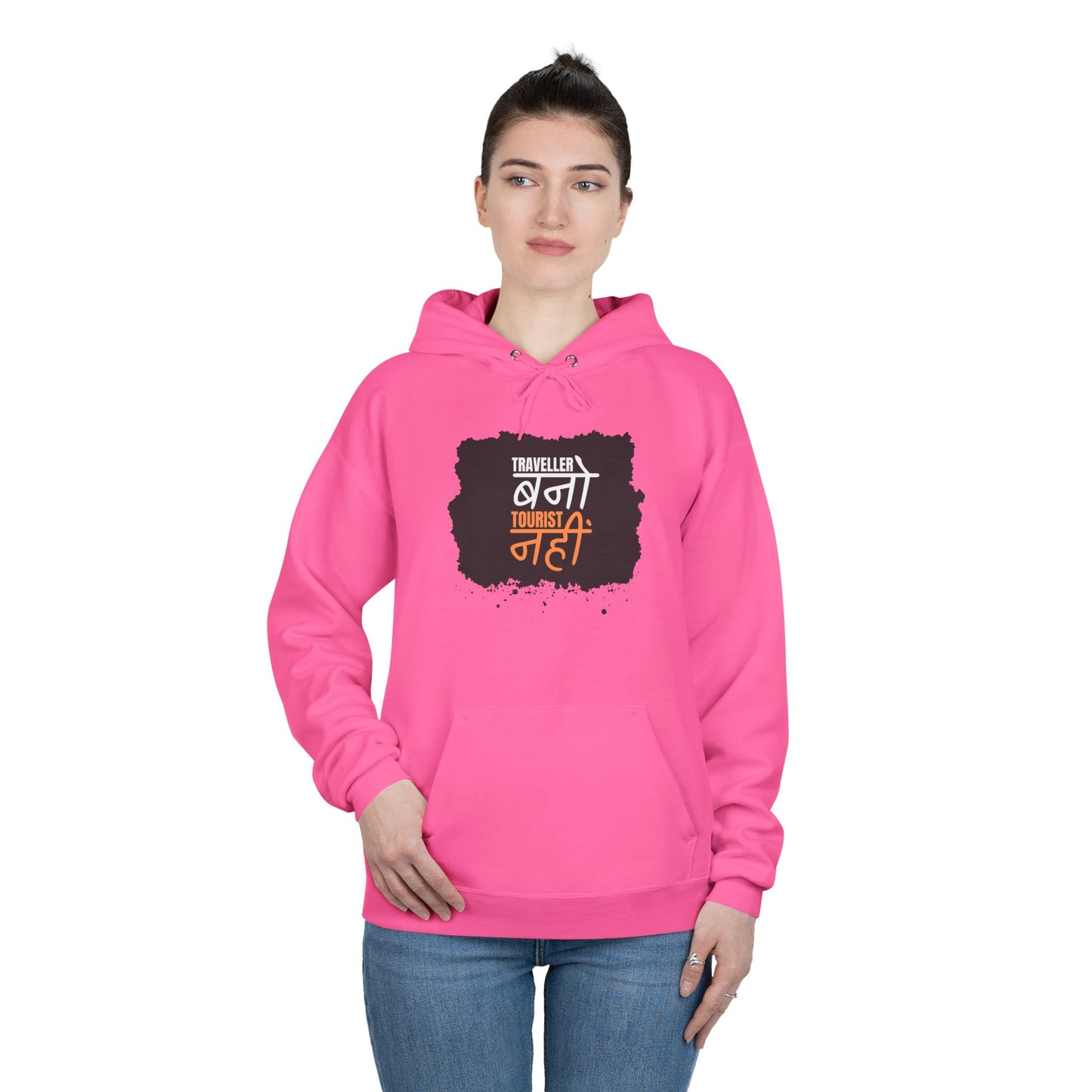 Unisex EcoSmart® Pullover Hoodie Sweatshirt - Traveller - Multi Color Variants