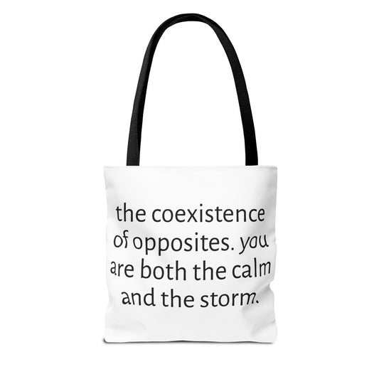 Tote Bag - White - Duality