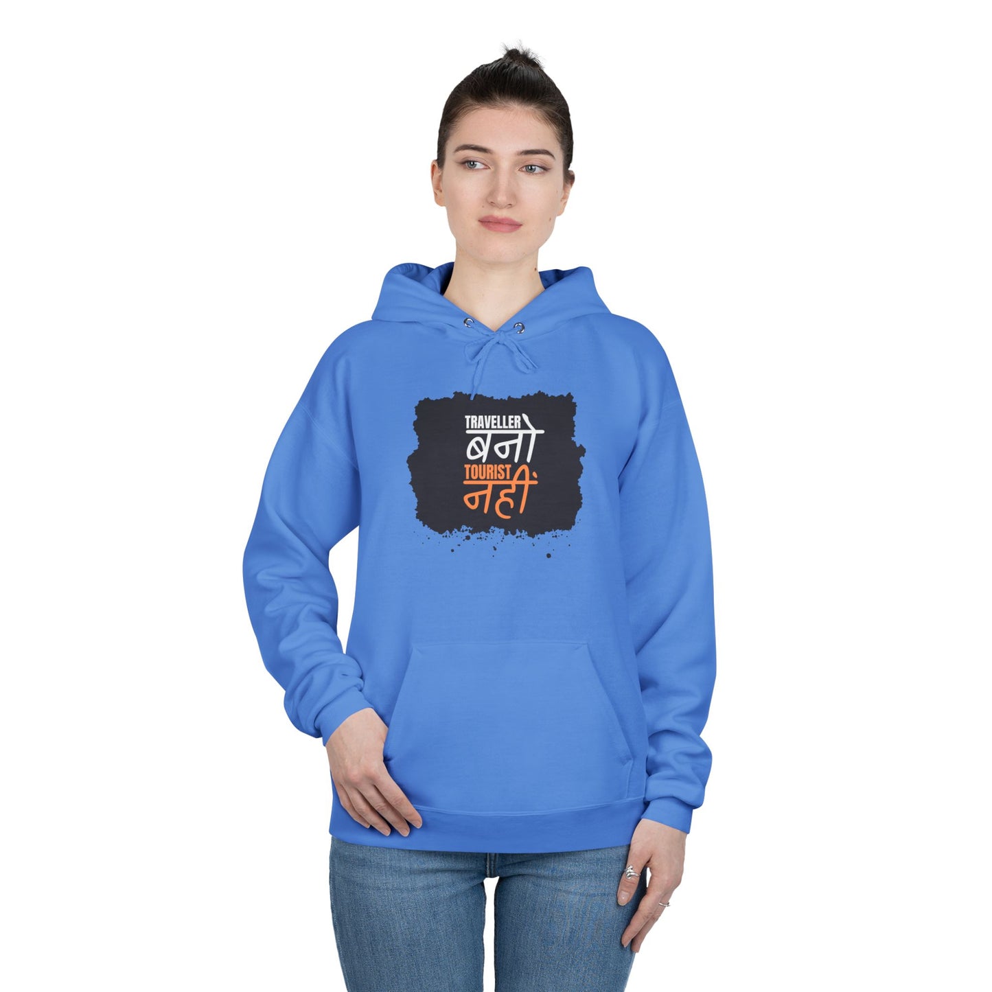 Unisex EcoSmart® Pullover Hoodie Sweatshirt - Traveller - Multi Color Variants