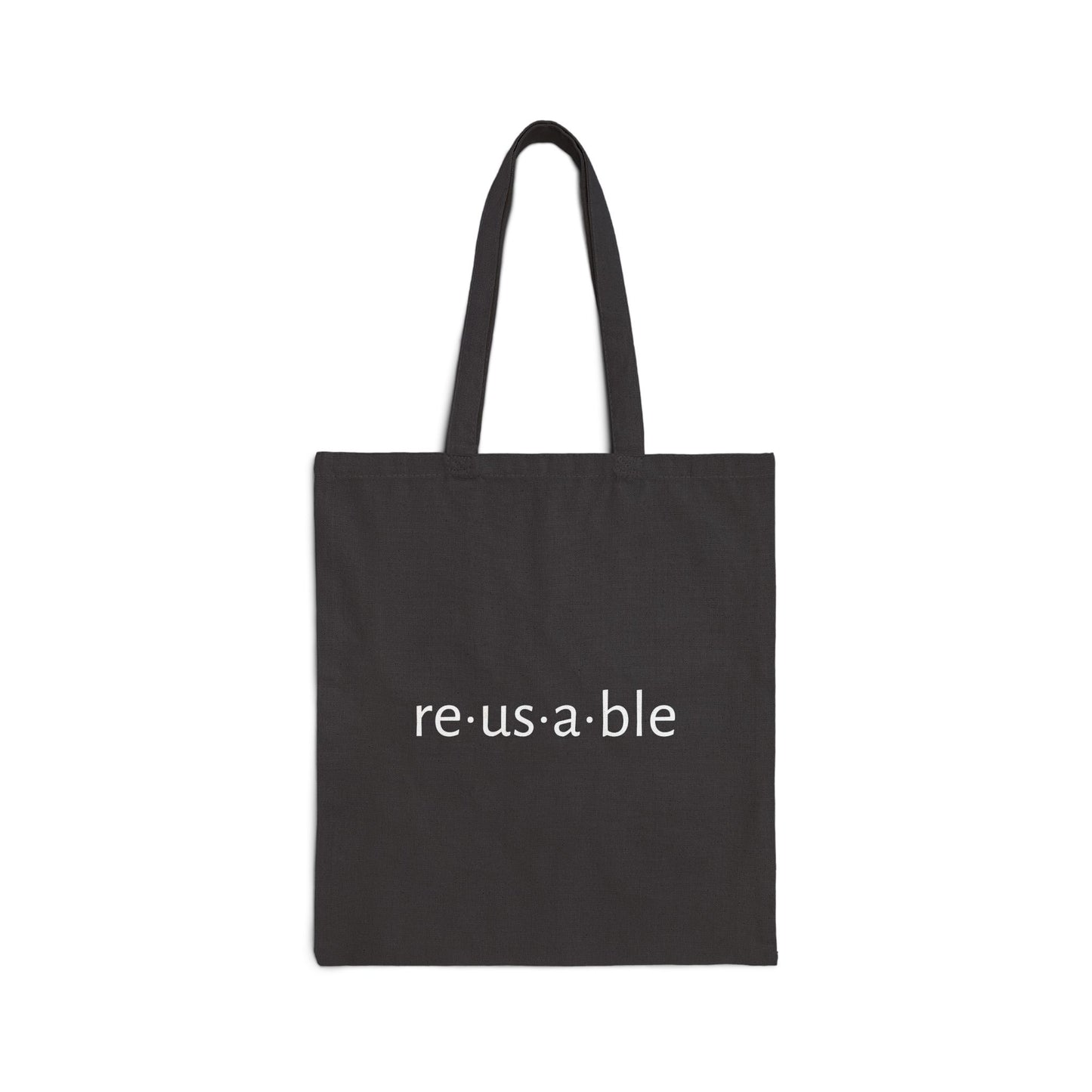 Cotton Canvas Tote Bag - reusable