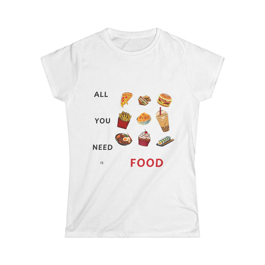 Women's Softstyle Tee - Food