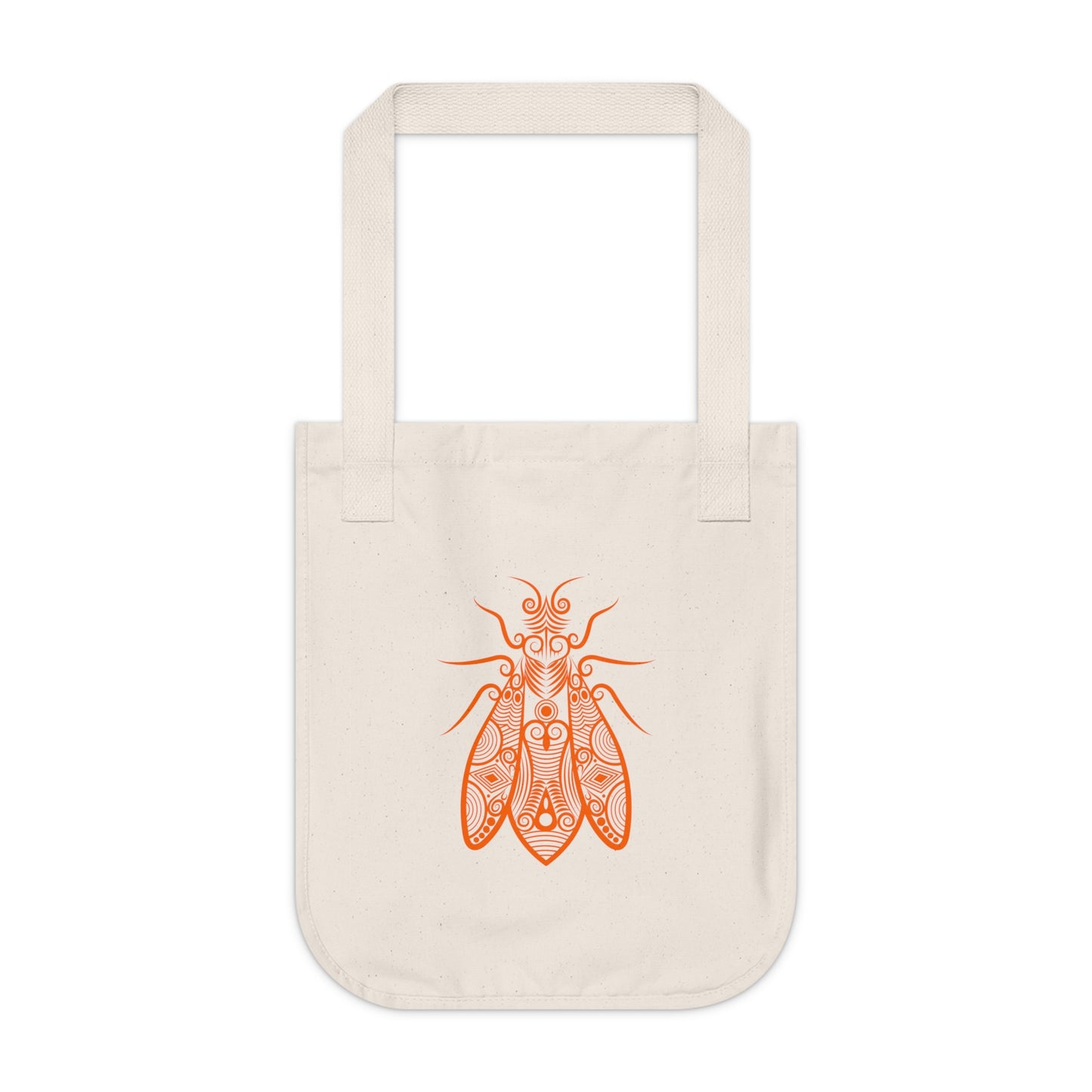 Organic Canvas Tote Bag - Moth